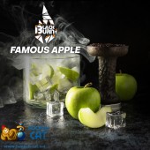 Табак Black Burn Famous Apple (Зеленое Яблоко со Льдом) 100г Акцизный